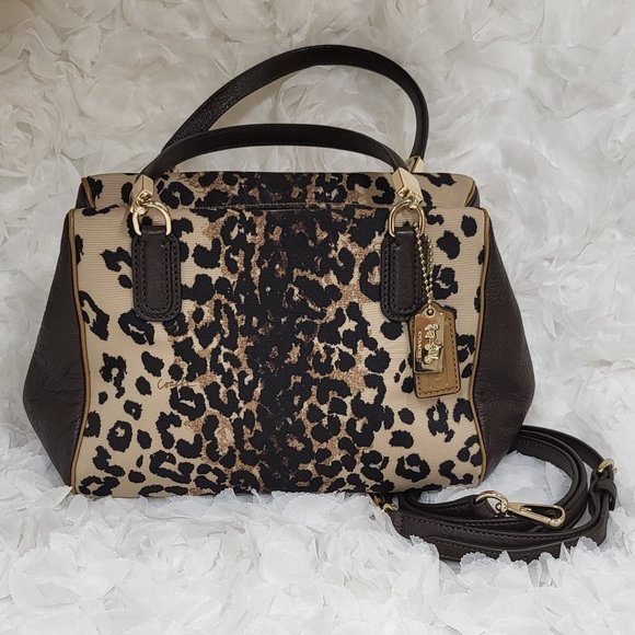 Coach Handbags - Coach Leopard Ocelot Mini Satchel